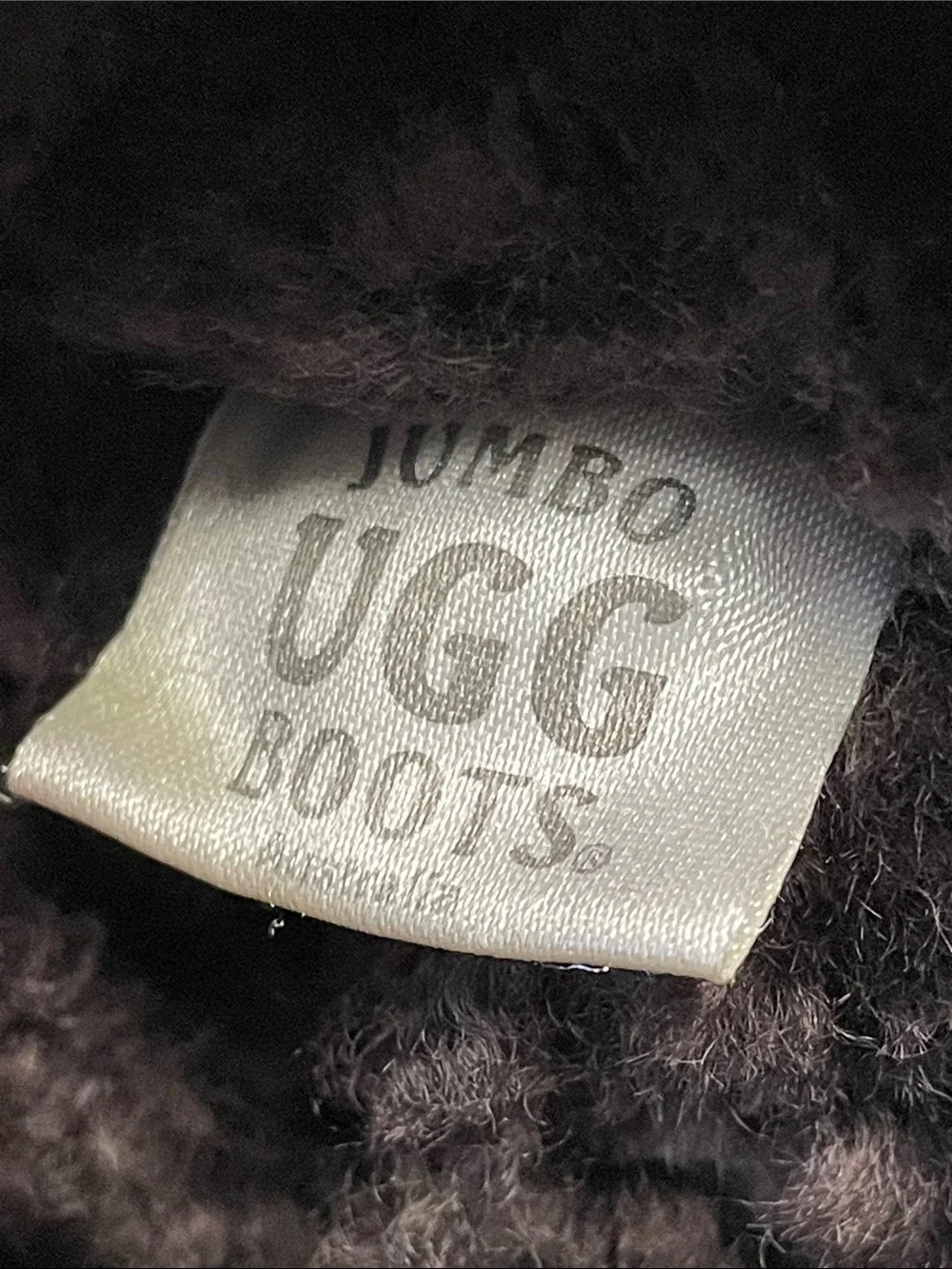 Jumbo UGG Australia Sheepskin Brown Boots